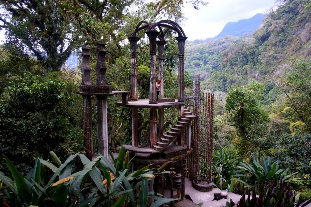 las pozas Surrealist garden of Edward James called Las Pozas