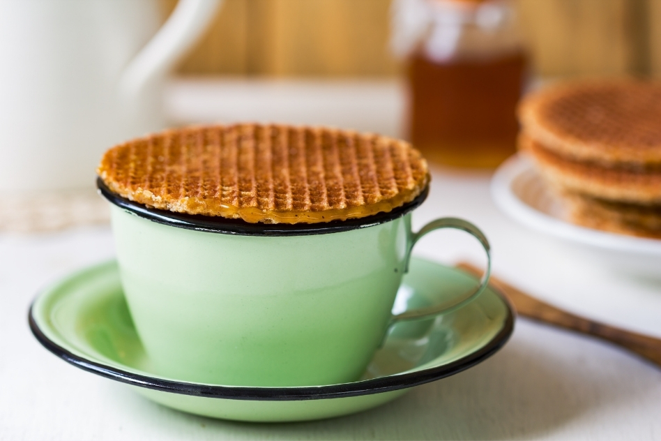 Dutch food stroopwafels