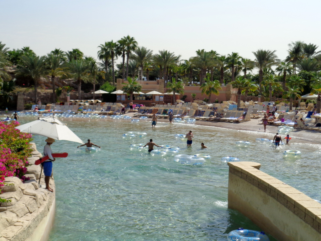 Aquaventure Dubai waterpark at the Atlantis Hotel