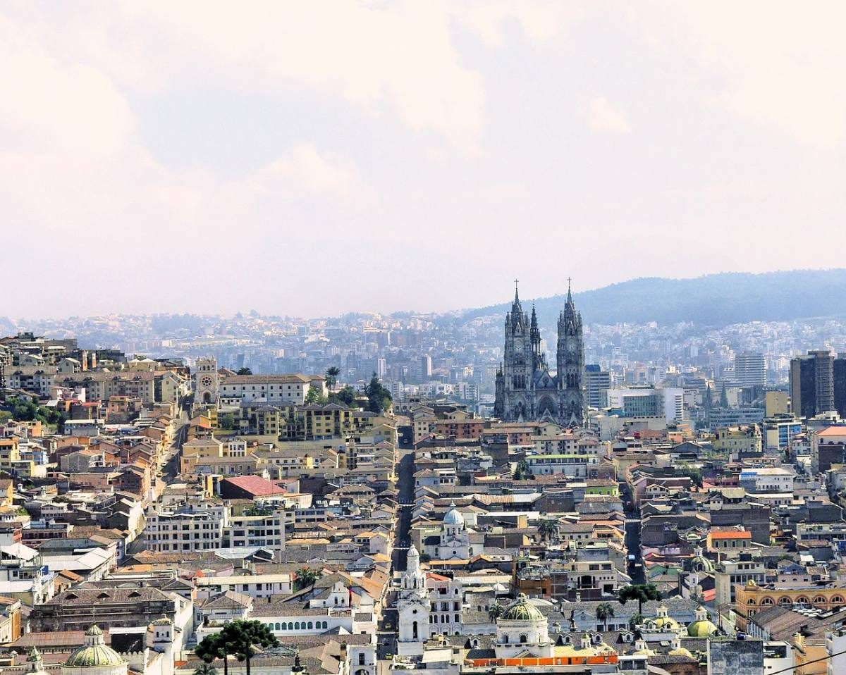 Panoramic view across the city of Quito which is a must do to do in Quito