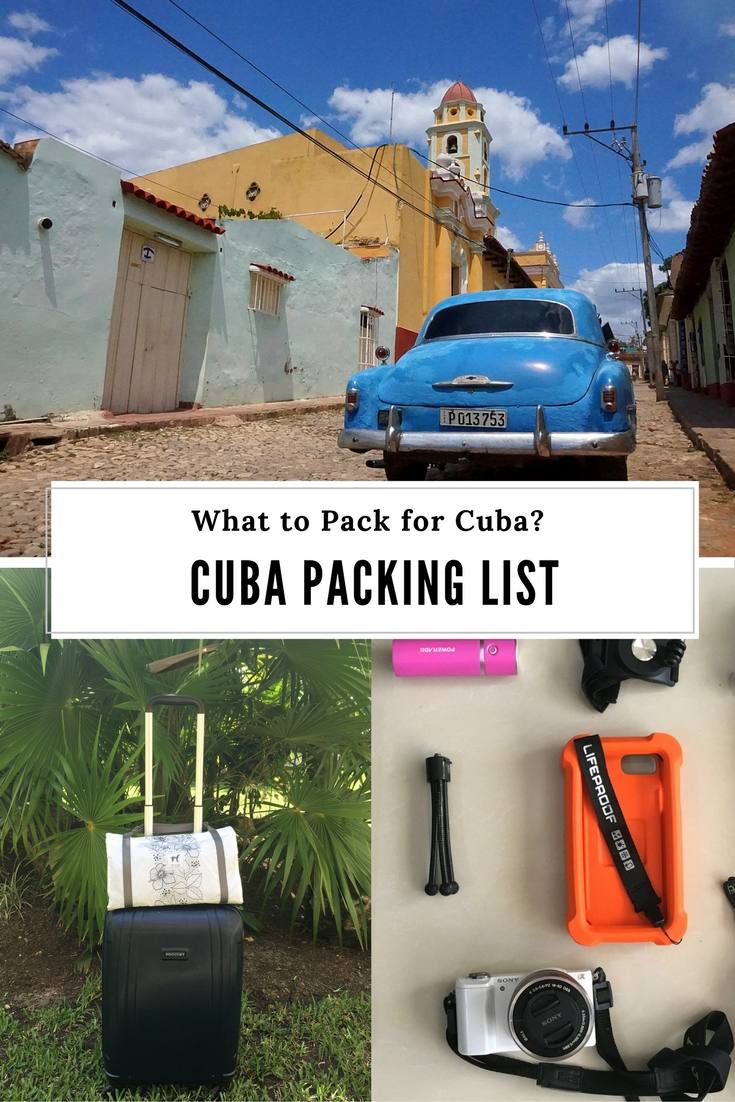 Cuba Packing List