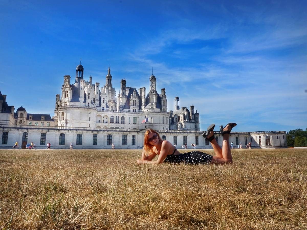 Relaxing in front of Chambord