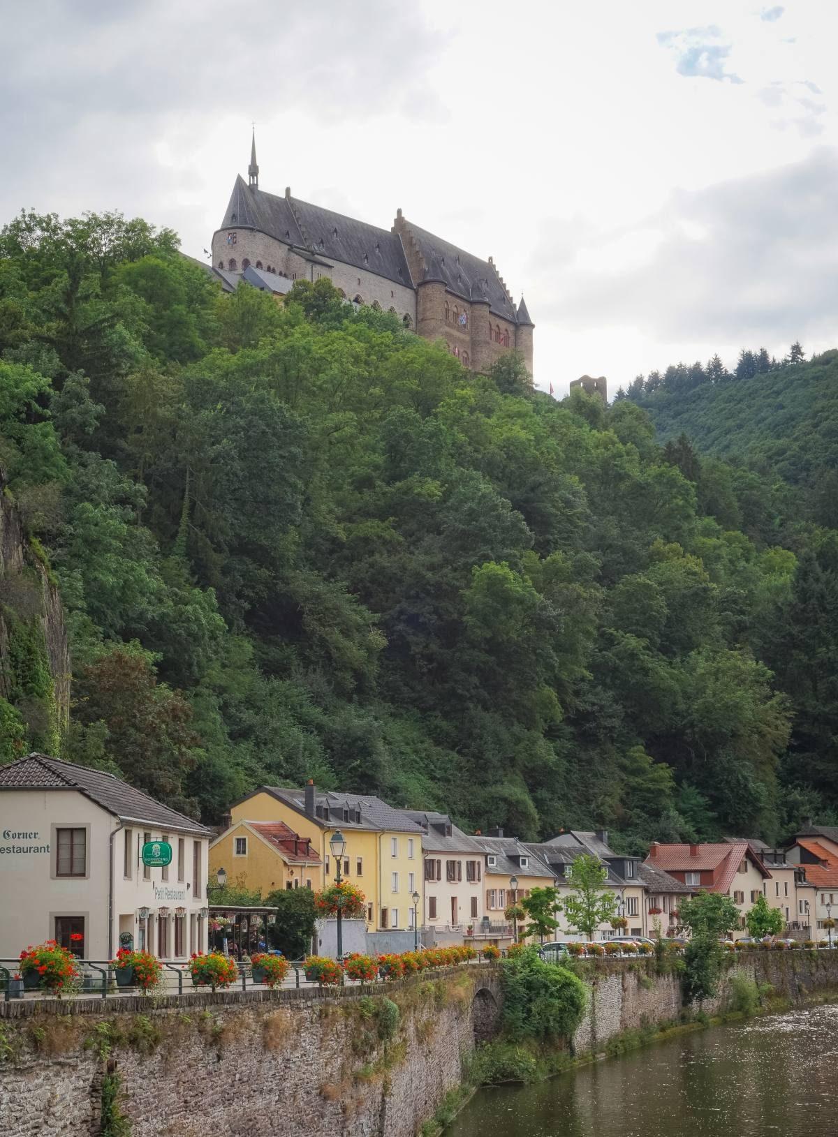 Vianden village in Luxembourg