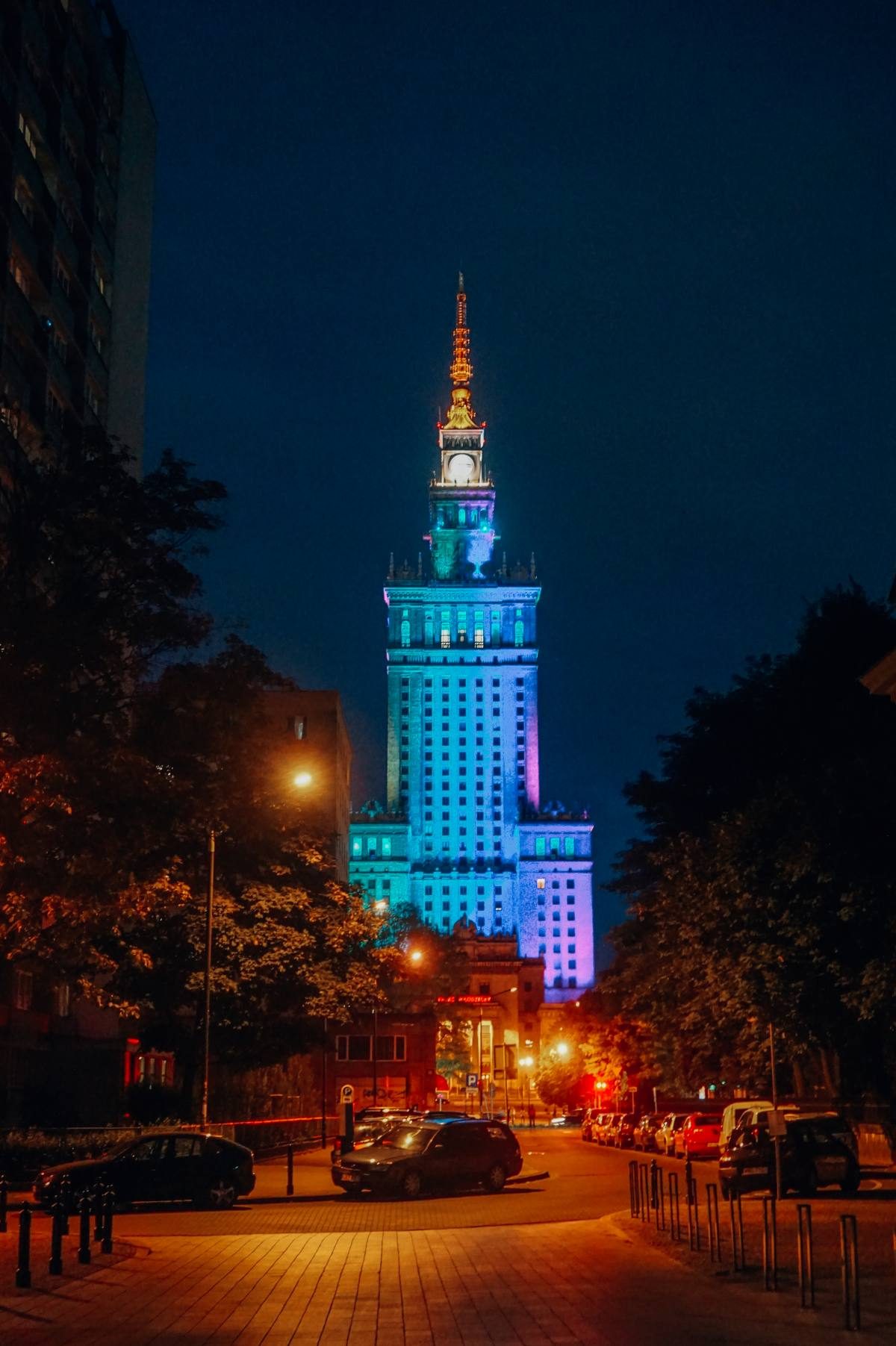 Palace of Culture night