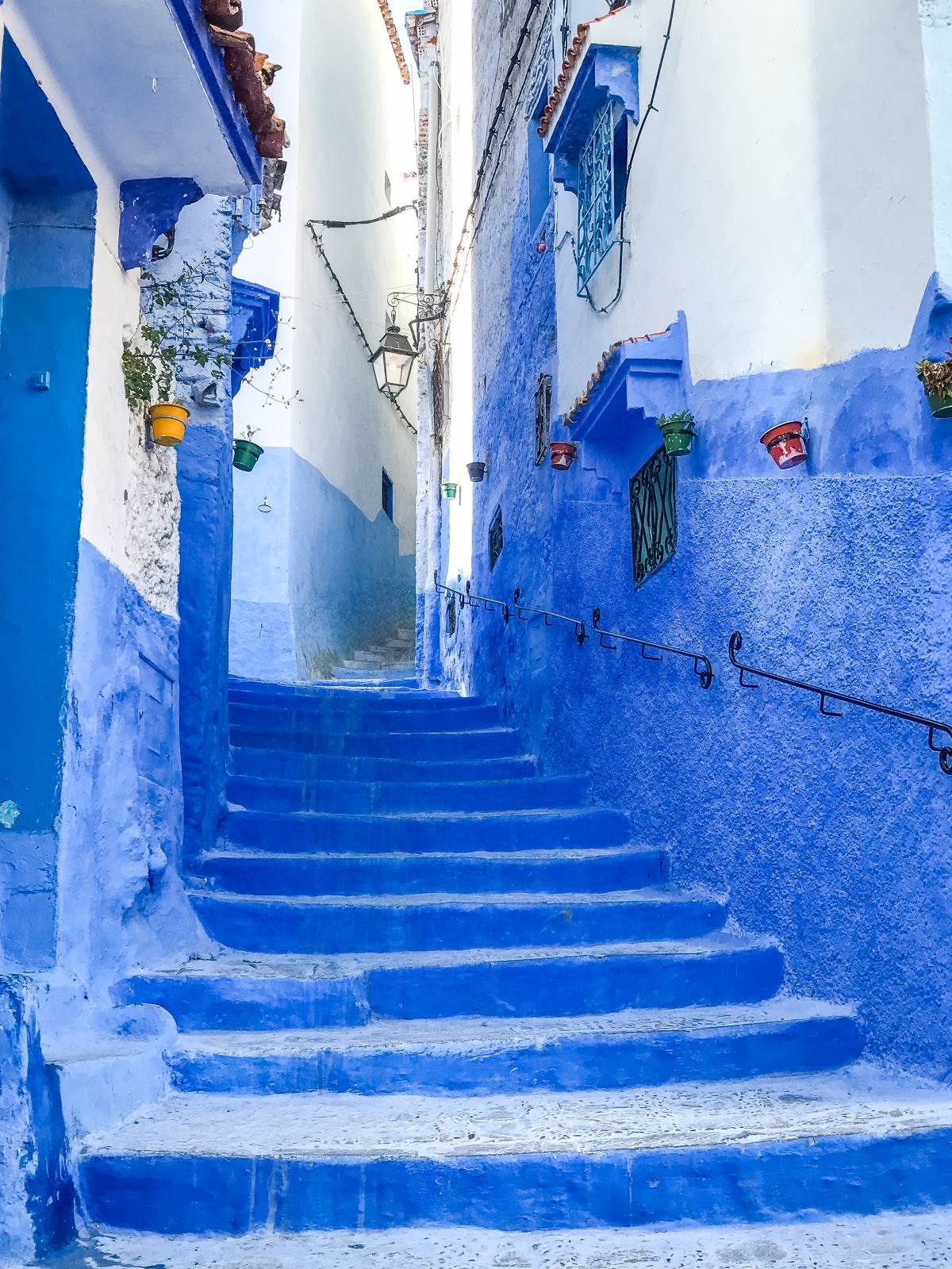 streets of Chefchaouen Morocco