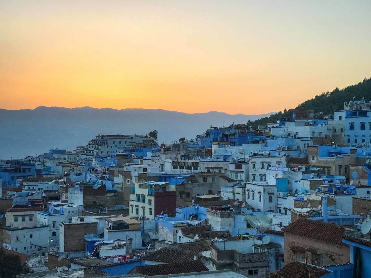 sunset Chefchaouen