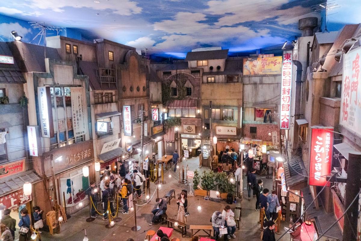 Atmospheric indoor alleyway replicating Tokyo's Showa-era streets. A must see in Tokyo at the Ramen Museum