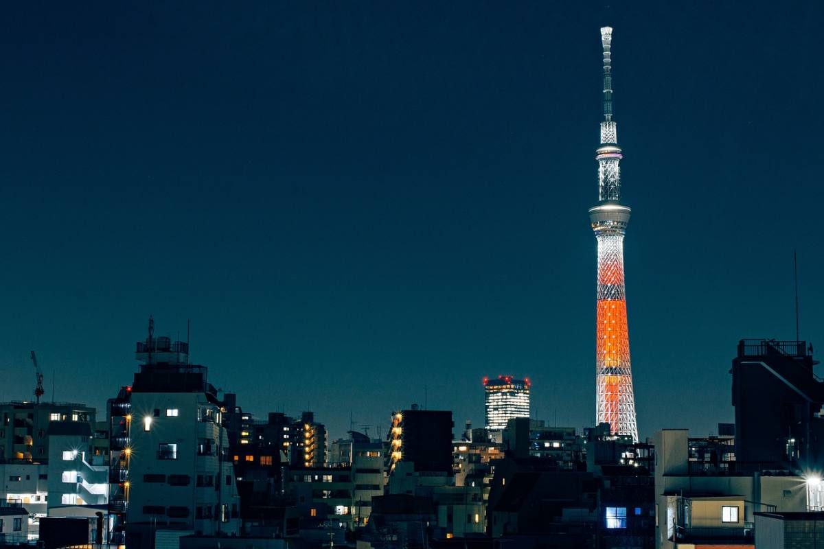 Seeing the city at night is one of the top things to do in Tokyo at night