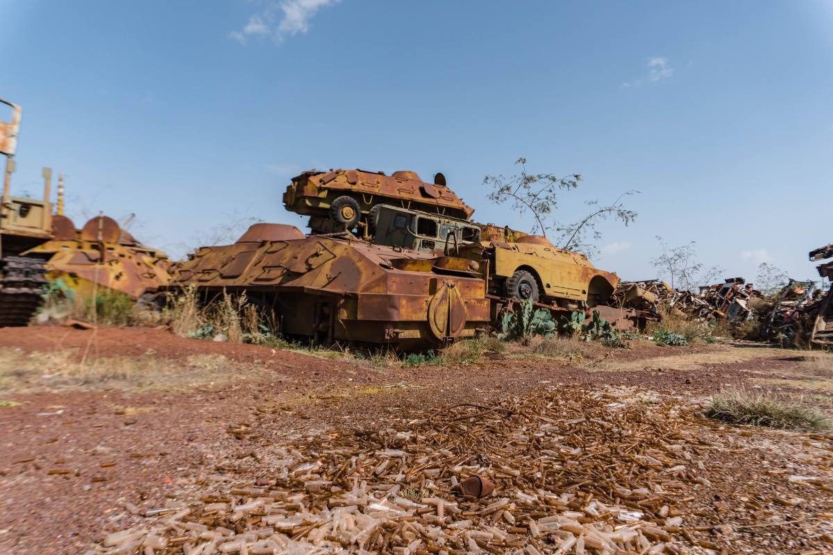 tanks graveyard Eritrea