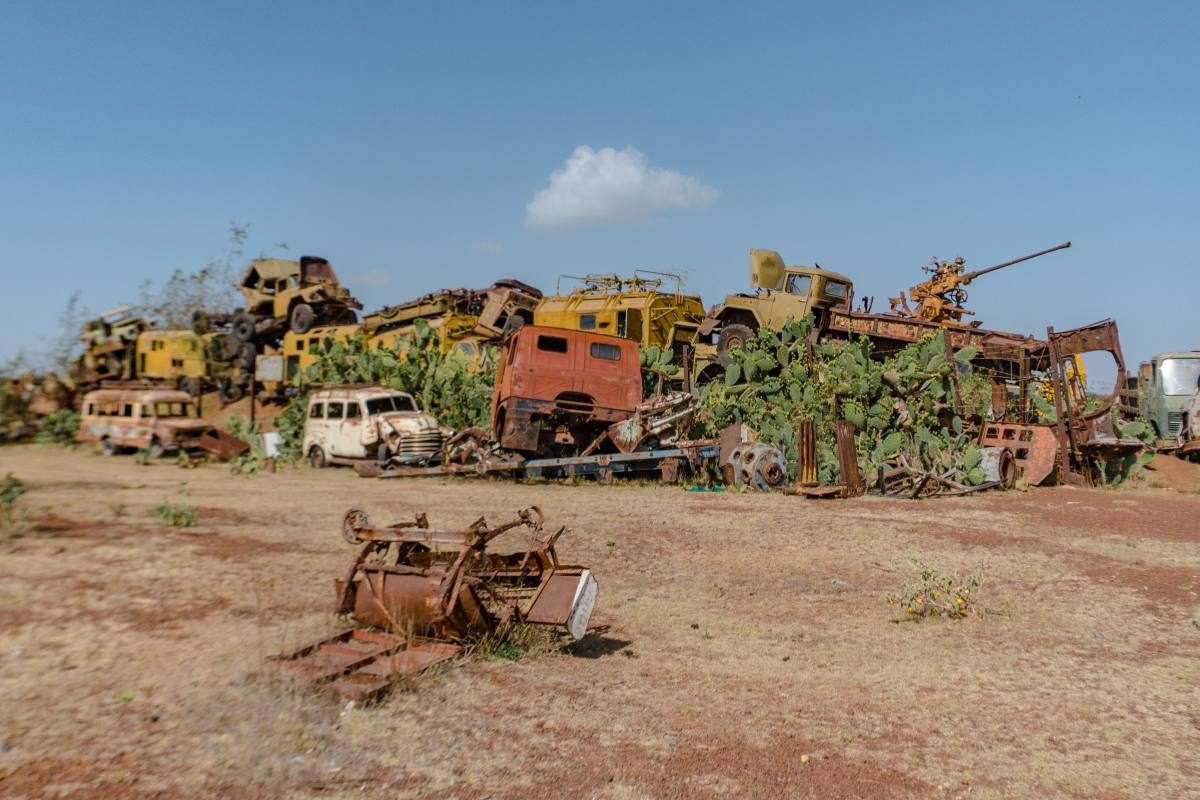 tanks graveyard Eritrea