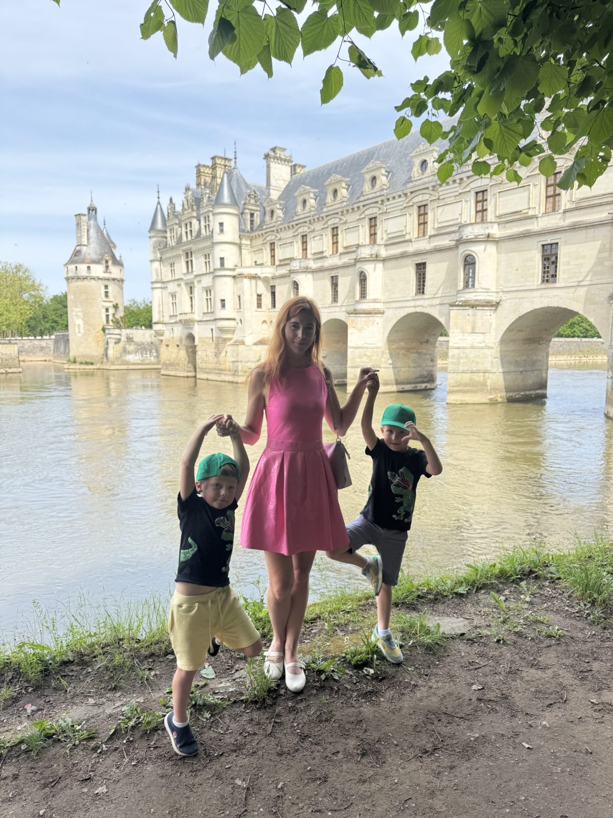 Visiting Chennonceau castle in Loire Valley with kids