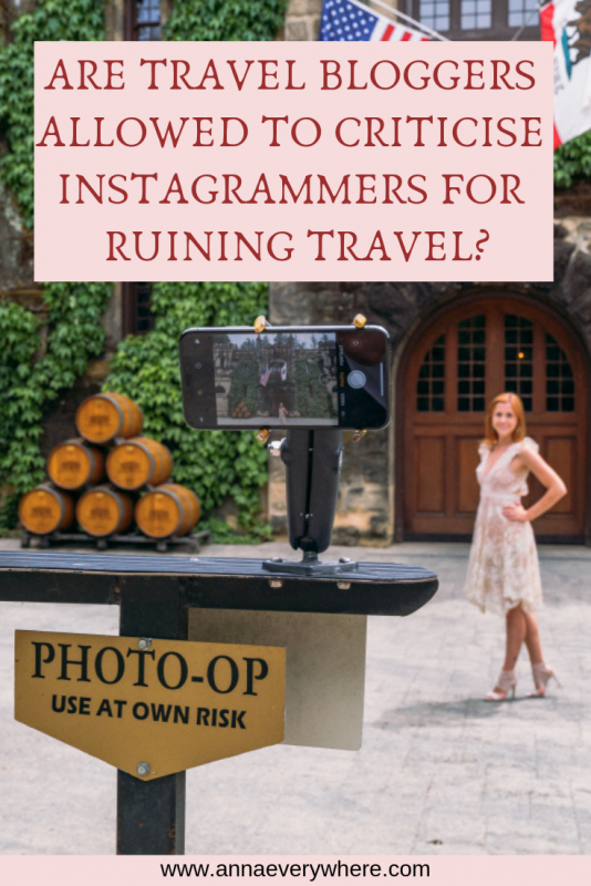 Are Travel Bloggers Allowed to Criticize Instagrammers for Ruining Travel?