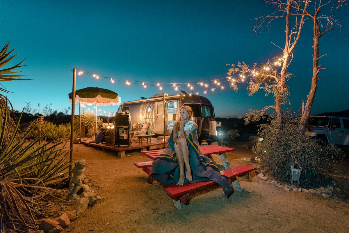 Glamp at Joshua Tree National Park