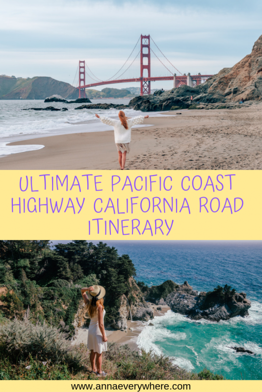 Pacific Coast Highway Itinerary