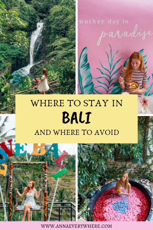 Where to Stay in Bali & Where To Avoid