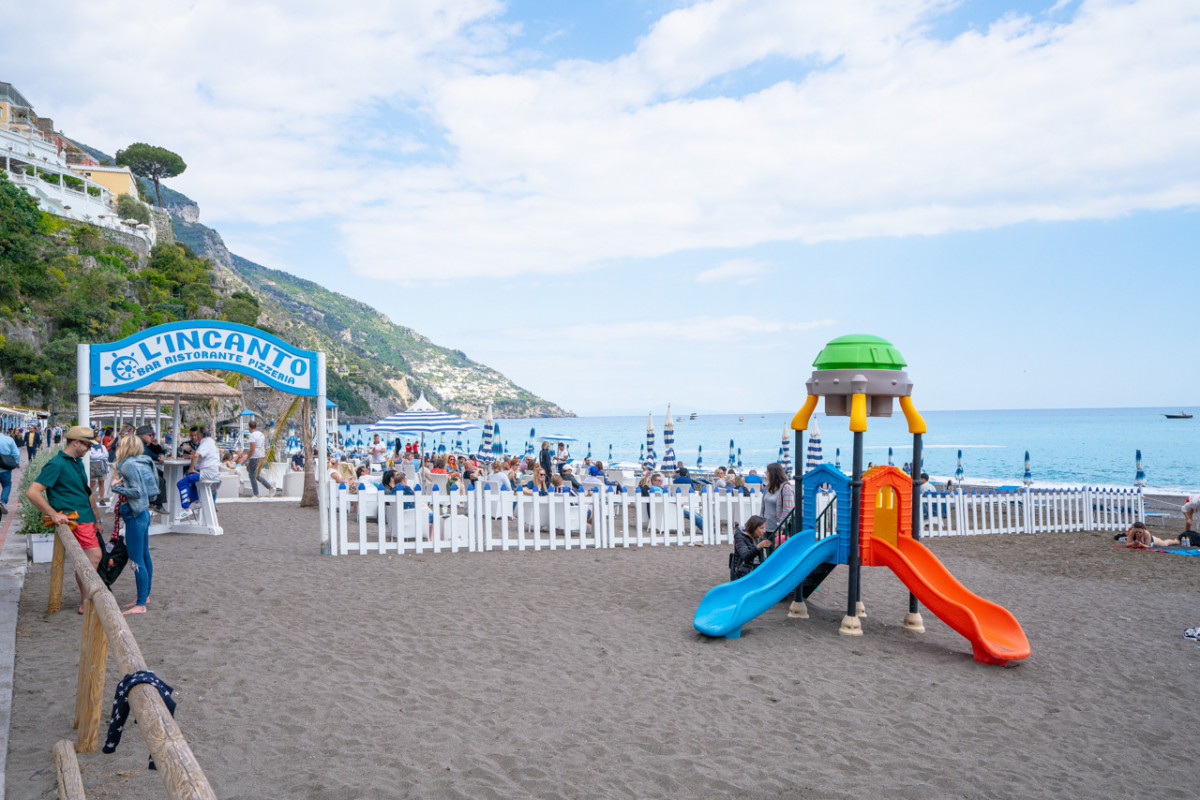 Amalfi coast with kids