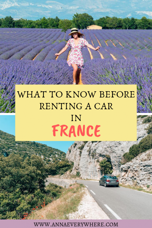 What to know before renting a car in France