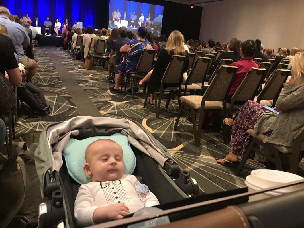 conference with a baby