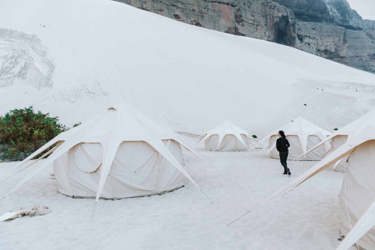 acampamento em Socotra