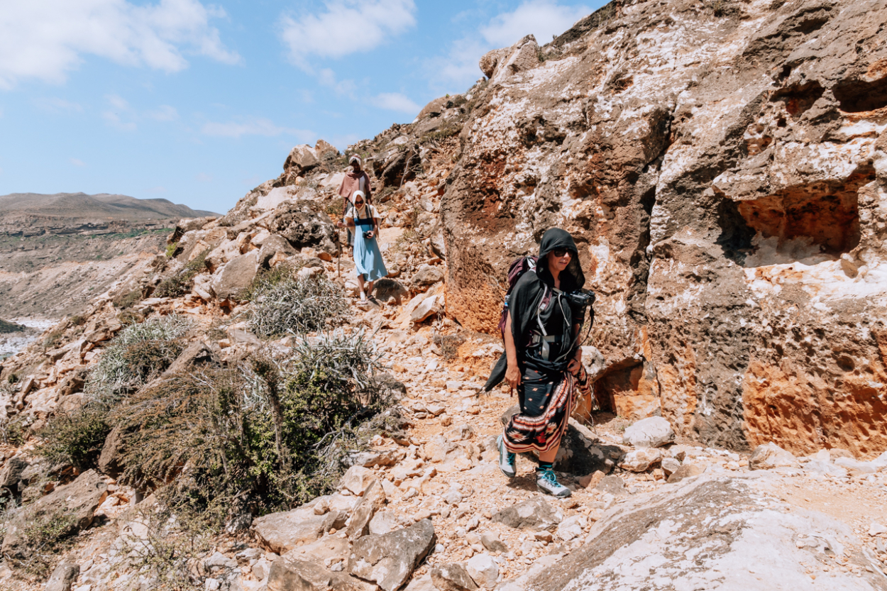 hiking in Socotra