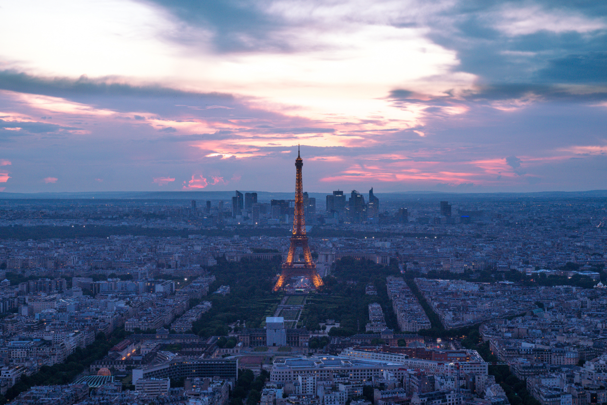 Montparnasse Tower sunset