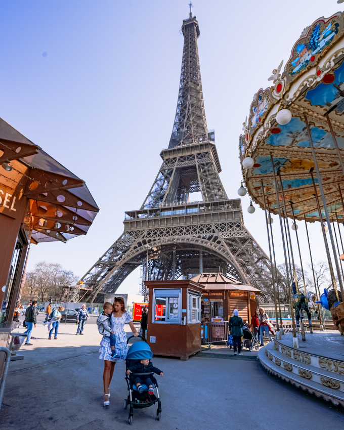 Carousel by the Eiffel Tower