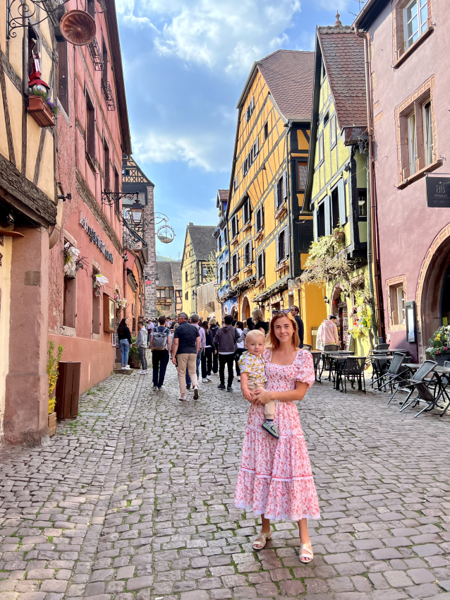 Riquewihr with kids