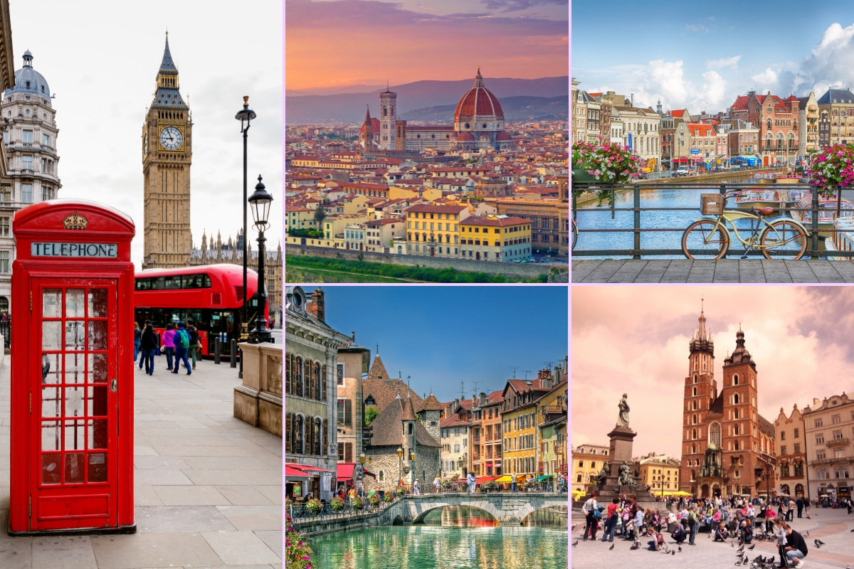 top cities to visit on europe