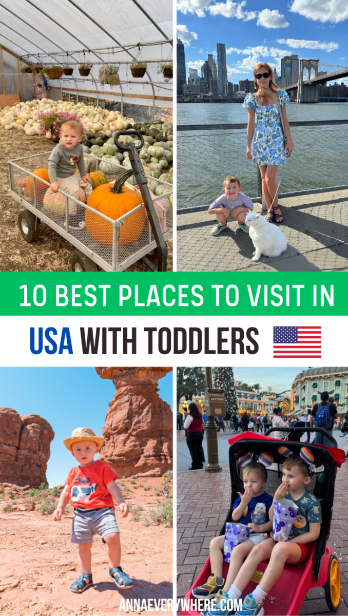 Best places to visit in the US with toddlers