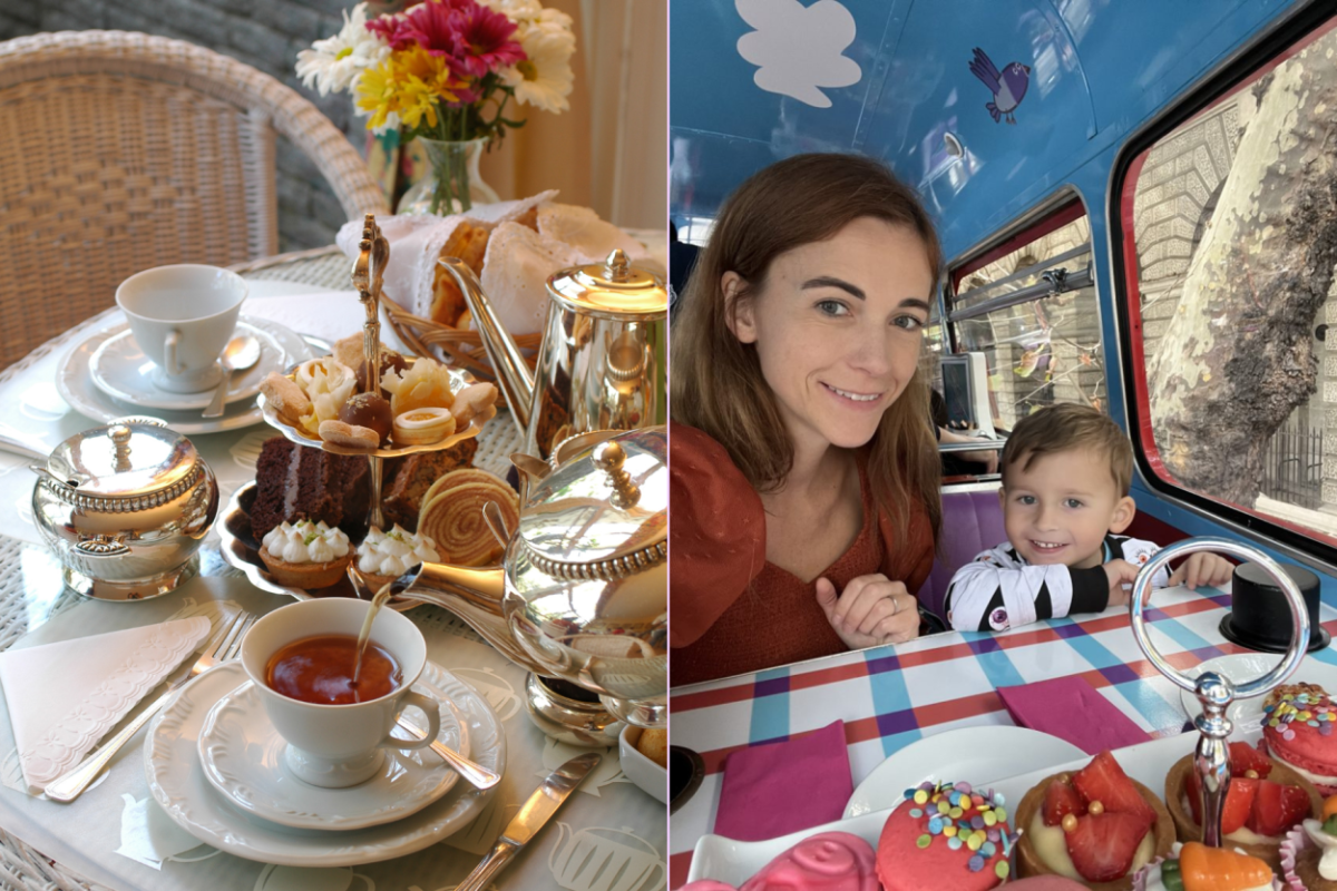 afternoon tea in London with kids