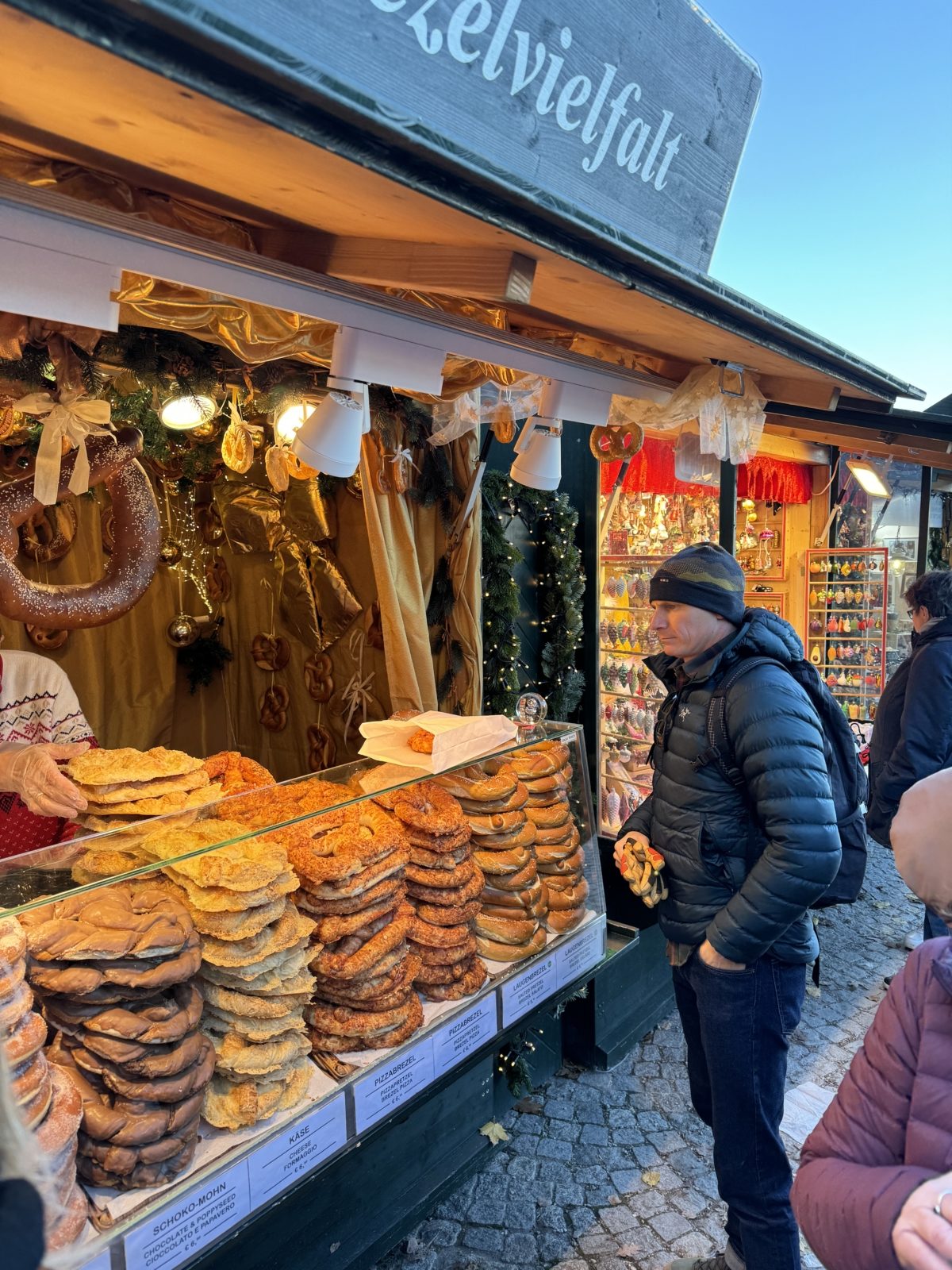 Food at Christmas markets